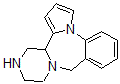 CAS 登录号：122485-01-2， 12,13,14,14alpha-四氢-9H,11H-吡嗪并(2,1-c)吡咯并(1,2-A)(1,4)苯并二氮杂卓