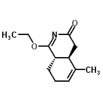 CAS 登录号：122490-28-2， (4aR,8aS)-1-乙氧基-5-甲基-4A,7,8,8A-四氢-3(4H)-异喹啉酮