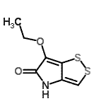 CAS 登录号：122514-27-6， 6-乙氧基[1,2]二硫杂环戊烯并[4,3-b]吡咯-5(4H)-酮