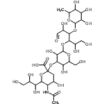 CAS 登录号：122560-33-2， 5-乙酰氨基-3,5-二脱氧-6-(1,2,3-三羟基丙基)己-2-酮吡喃糖基-(2->3)己糖吡喃糖苷-(1->4)-[6-脱氧吡喃己糖苷-(1->3)]己糖