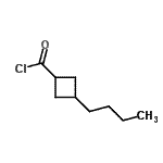CAS 登录号：122641-04-7， 3-丁基环丁烷羰基氯化物