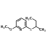 CAS 登录号：122734-03-6， 2-(仲-丁基硫基)-6-甲氧基吡啶