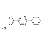 CAS 登录号：122773-94-8， 2-苯基-5-嘧啶甲脒盐酸盐(1:1)