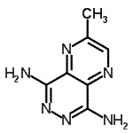 CAS 登录号：122942-31-8， 2-甲基吡嗪并[2,3-d]哒嗪-5,8-二胺
