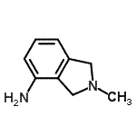 结构式 CAS# 122993-59-3, 2-甲基-4-异吲哚啉胺