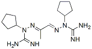 CAS 登录号：123035-67-6， 2-环戊基-1-[[(1E)-1-[(N'-环戊基甲脒基)亚肼基]丙-2-亚基]氨基]胍