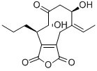 CAS 登录号：123068-35-9， (2R,3S,6S,7Z)-7-亚乙基-3,6-二羟基-2-丙基-11-氧杂双环[7.3.0]十二碳-1(9)-烯-4,10,12-三酮
