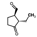 CAS 登录号：123100-98-1， (1R,2S)-2-乙基-3-氧代环戊烷甲醛