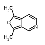 CAS 登录号：123229-64-1， 1,3-二甲基呋喃并[3,4-c]吡啶