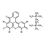 CAS 登录号：123333-96-0， 二(N,N,N-三甲基甲铵)2-(2,4,5,7-四溴-6-氧代-3-氧代-3H-氧杂蒽-9-基)苯甲酸酯
