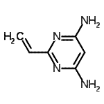 CAS 登录号：123549-60-0， 2-乙烯基-4,6-嘧啶二胺