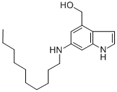 CAS 登录号：123597-55-7， 6-(癸基氨基)-1H-吲哚-4-甲醇