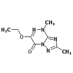 CAS 登录号：123606-04-2， 3-乙氧基-1,7-二甲基[1,2,4]三唑并[5,1-c][1,2,4]三嗪-4(1H)-酮