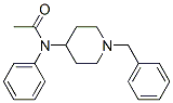结构式 CAS# 1237-52-1, N-苯基-N-[1-(苯基甲基)哌啶-4-基]乙酰胺
