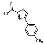 CAS 登录号：123971-35-7， 4-(4-甲基苯基)-1,3-噻唑-2-羧酸