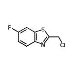 CAS 登录号：124050-14-2， 2-(氯甲基)-6-氟-1,3-苯并噻唑