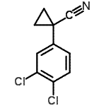 CAS 登录号：124276-57-9， 1-(3,4-二氯苯基)环丙烷甲腈