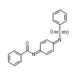 CAS 登录号：124400-30-2， N-{(1Z,4Z)-4-[(苯磺酰基)亚氨基]-2,5-环己二烯-1-亚基}苯甲酰胺