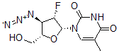 CAS#: 124424-26-6， 1-[(2R,3S,4R,5S)-4-Azido-3-Fluoro-5-(Hydroxymethyl)Oxolan-2-Yl]-5-Methylpyrimidine-2,4-Dione