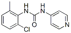 CAS 登录号：124441-49-2， 1-(2-氯-6-甲基苯基)-3-(吡啶-4-基甲基)脲
