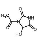 CAS#: 124443-50-1， 1-Acetyl-5-Hydroxy-2,4-Imidazolidinedione