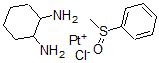 CAS#: 124578-26-3, Chloro(1,2-cyclohexanediamine)((methylsulfinyl)benzene)platinum(I)