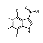 CAS 登录号：124614-50-2， 4,5,6,7-四氟-1H-吲哚-3-羧酸