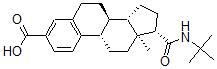 CAS 登录号：124651-01-0， (8S,9S,13S,14S,17S)-17-(叔丁基氨基甲酰)-13-甲基-6,7,8,9,11,12,14,15,16,17-十氢环戊烯并[a]菲-3-羧酸