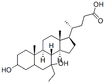 CAS#: 124729-57-3， 7-Ethyl-chenodeoxycholic acid
