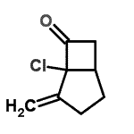 CAS 登录号：124809-40-1， 5-氯-4-亚甲基双环[3.2.0]庚烷-6-酮