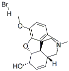 CAS 登录号：125-25-7， 可待因氢溴酸盐