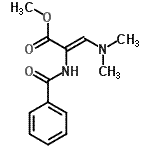 CAS#: 125008-68-6， Methyl (2Z)-2-(Benzoylamino)-3-(Dimethylamino)Acrylate