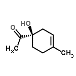 CAS 登录号：125254-71-9， 1-[(1R)-1-羟基-4-甲基-3-环己烯-1-基]乙酮