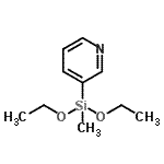 CAS#: 125338-12-7， 3-[Diethoxy(Methyl)Silyl]Pyridine
