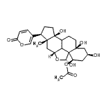 CAS#: 125339-13-1， (1beta,3beta,5beta,8xi,9xi,10xi,11alpha,19R)-1-Acetoxy-3,5,14,19-Tetrahydroxy-11,19-Epoxybufa-20,22-Dienolide