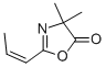 CAS#: 125376-15-0， 4,4-Dimethyl-2-(1-Propen-1-Yl)-5(4H)-Oxazolone