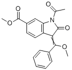 CAS#: 1253769-13-9， methyl (3Z)-1-acetyl-3-[methoxy(phenyl)methylidene]-2-oxoindole-6-carboxylate