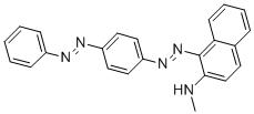 CAS 登录号：125455-63-2， N-甲基-1-[2-[4-(2-苯基偶氮)苯基]偶氮]-2-萘胺