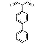 结构式 CAS# 125507-91-7, 4-联苯基丙二醛