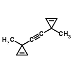 CAS 登录号：125510-65-8， 3,3'-(1,2-乙炔二基)二(3-甲基环丙烯)