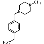 CAS 登录号：125743-59-1， 1-(4-乙基苄基)-4-甲基哌嗪
