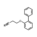 CAS 登录号：125849-31-2， 3-(2-联苯基氧基)丙腈