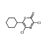CAS 登录号：125849-99-2， 3,5-二氯-6-环己基-2H-1,4-恶嗪-2-酮