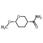 CAS#: 125927-54-0， (3R,6R)-6-Methoxytetrahydro-2H-Pyran-3-Carboxamide