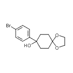 CAS#: 125962-59-6， 8-(4-Bromophenyl)-1,4-Dioxaspiro[4.5]Decan-8-Ol