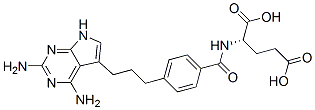 CAS 登录号：125991-51-7， (2S)-2-[[4-[3-(2,4-二氨基-7H-吡咯并[4,5-e]嘧啶-5-基)丙基]苯甲酰基]氨基]戊烷二酸