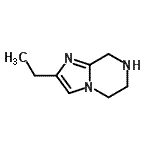 CAS 登录号：126052-32-2， 2-乙基-5,6,7,8-四氢咪唑并[1,2-a]吡嗪