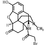 CAS 登录号：126104-23-2， 2-溴-N-[(5beta,9alpha)-3-羟基-17-甲基-6-氧代-4,5-环氧吗喃-14-基]乙酰胺