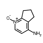 CAS 登录号：126221-29-2， 6,7-二氢-5H-环戊二烯并[b]吡啶-4-胺1-氧化物