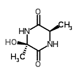 CAS#: 126266-50-0， (3R,6R)-3-Hydroxy-3,6-Dimethyl-2,5-Piperazinedione